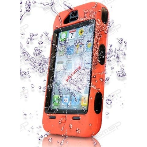 Hard water proof case for Apple iPhone 4G orange skin