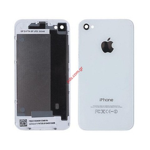 Γνήσιο Apple iPhone 4G 16GB πίσω καπάκι μπαταρίας σε λευκό χρώμα. Γνήσιο Apple iPhone 4G 16GB πίσω καπάκι μπαταρίας σε λευκό χρώμα.