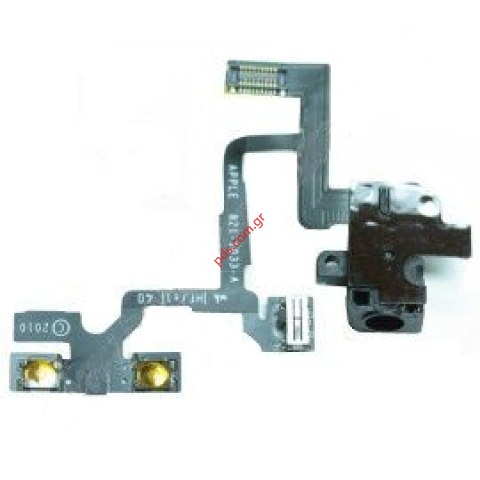 Καλωδιοταινία iPhone 4G Audio (OEM) Black flex cable 