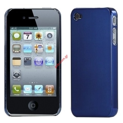 Πλαστικό πίσω κάλυμα για Apple iPhone 4G Back hard cover Airbrush Dark blue  