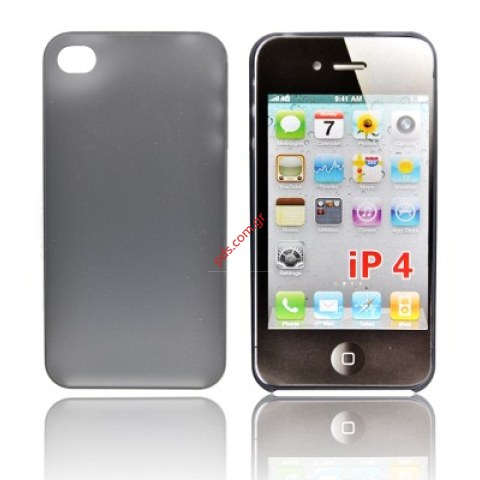 Πλαστικό πίσω κάλυμα για Apple iPhone 4G Back hard cover Ultra slim Grey