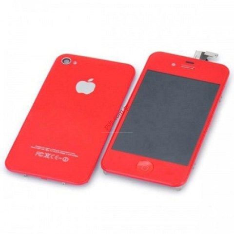 Πρόσοψη σετ με οθόνη (H.Q) iPhone 4G Red σε κόκκινο χρώμα Πρόσοψη σετ με οθόνη (H.Q) iPhone 4G Red σε κόκκινο χρώμα