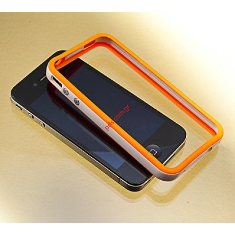 Bumper case for iphone 4G, 4S Orange color