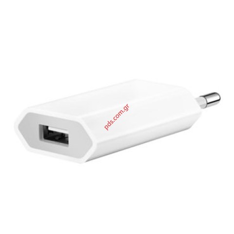 Συμβατός φορτιστής σπιτιού (COPY) Apple iPHONE series Like MB707 220V-1A Bulk