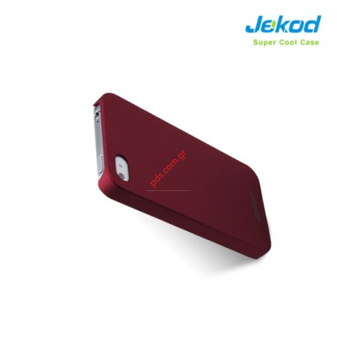 Excelent quality Jekod Super Cool Hard Skin For Apple Iphone 4G, 4S Case Red color
