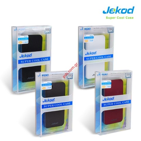 Excelent quality Jekod Super Cool Hard Skin For Apple Iphone 4G, 4S Case Black color