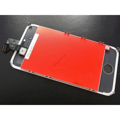 Γνήσια οθόνη Apple iPhone 4S LCD (A1387) White Display (περιλαμβάνετε το εξωτερικό τζαμάκι Digitazer)