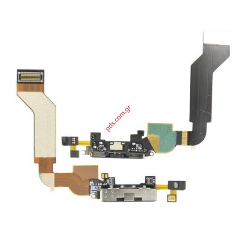 Γνήσιο σύστημα τροφοδοσίας Apple iPhone 4S dock connector flex cable Γνήσιο σύστημα τροφοδοσίας Apple iPhone 4S dock connector flex cable