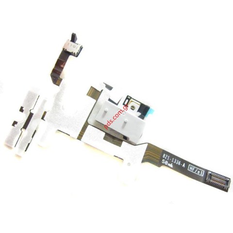 Καλωδιοταινία (OEM) Apple iPhone 4S White Audio side volume key switch Καλωδιοταινία (OEM) Apple iPhone 4S White Audio side volume key switch