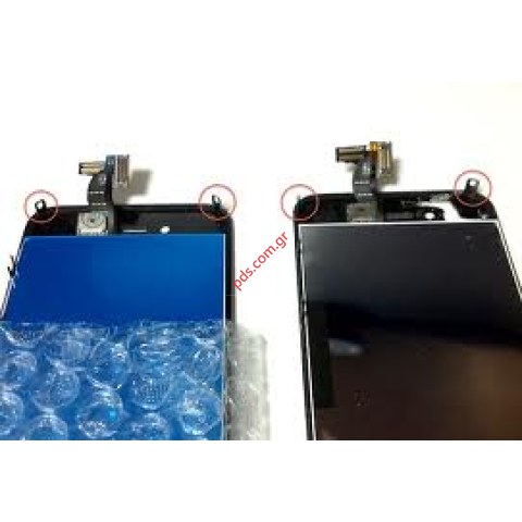 Οθόνη OEM Apple iPhone 4S (A1387) LCD Display Black (περιλαμβάνετε το εξωτερικό τζαμάκι Digitazer) σε μαύρο χρώμα