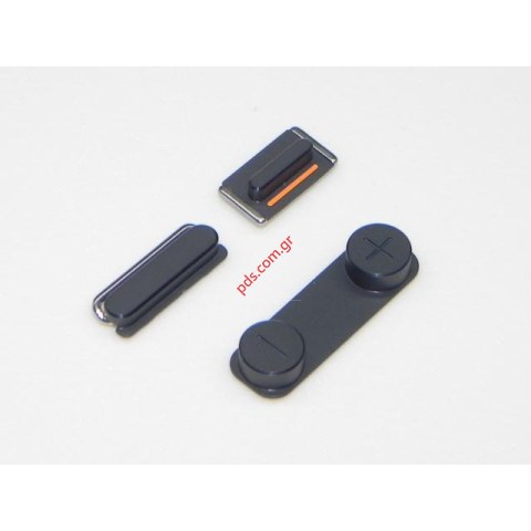 Apple iPhone 5 εξωτερικά καλύματα Button Set 3 pcs Black (Volume up/down, Vibration, Power Button) Apple iPhone 5 εξωτερικά καλύματα Button Set 3 pcs Black (Volume up/down, Vibration, Power Button)
