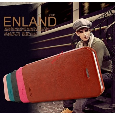 Δερμάτινη θήκη Apple Iphone 5 KLD Enland σε καφέ χρώμα (Brown)