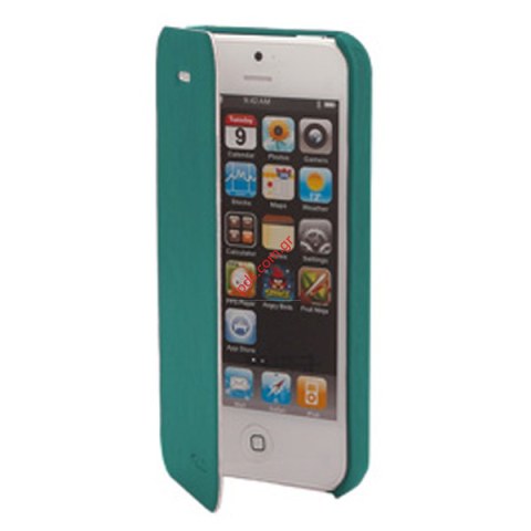 Leather case Apple iPhone 5 KLD type Enland in Green color Leather case Apple iPhone 5 KLD type Enland in Green color