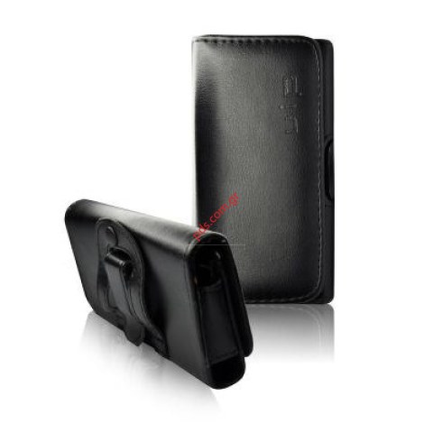 Horizontal case Apple Iphone 5 Black with belt clip Horizontal case Apple Iphone 5 Black with belt clip