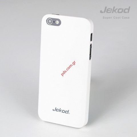 Excelent quality Jekod Super Cool Hard Skin For Apple Iphone 5 Case White color Excelent quality Jekod Super Cool Hard Skin For Apple Iphone 5 Case White color