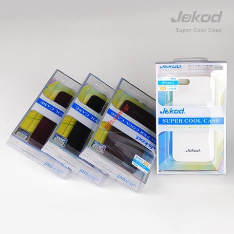Excelent quality Jekod Super Cool Hard Skin For Apple Iphone 5 Case White color Excelent quality Jekod Super Cool Hard Skin For Apple Iphone 5 Case White color