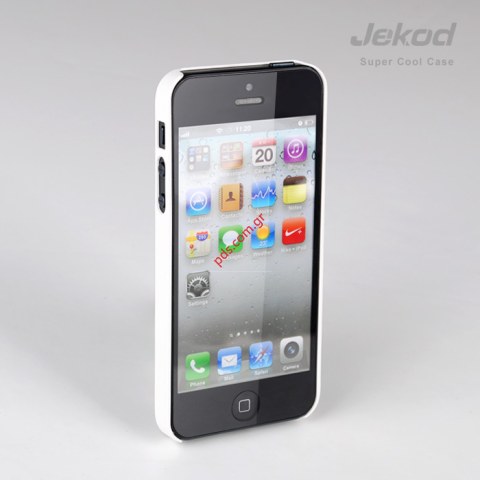 Excelent quality Jekod Super Cool Hard Skin For Apple Iphone 5 Case White color Excelent quality Jekod Super Cool Hard Skin For Apple Iphone 5 Case White color