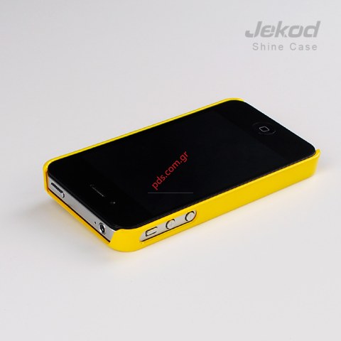 Excelent quality Jekod Shine Hard Skin for Apple Iphone 5 Case in yellow color Excelent quality Jekod Shine Hard Skin for Apple Iphone 5 Case in yellow color