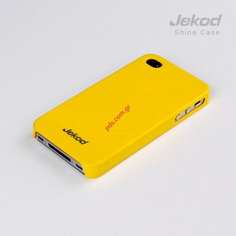 Excelent quality Jekod Shine Hard Skin for Apple Iphone 5 Case in yellow color Excelent quality Jekod Shine Hard Skin for Apple Iphone 5 Case in yellow color