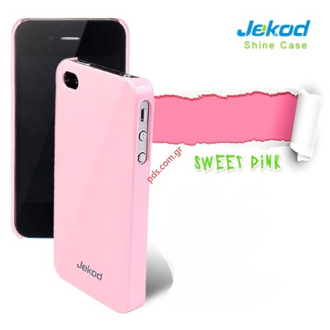 Excelent quality Jekod Shine Hard Skin for Apple Iphone 5 Case in Pink color Excelent quality Jekod Shine Hard Skin for Apple Iphone 5 Case in Pink color
