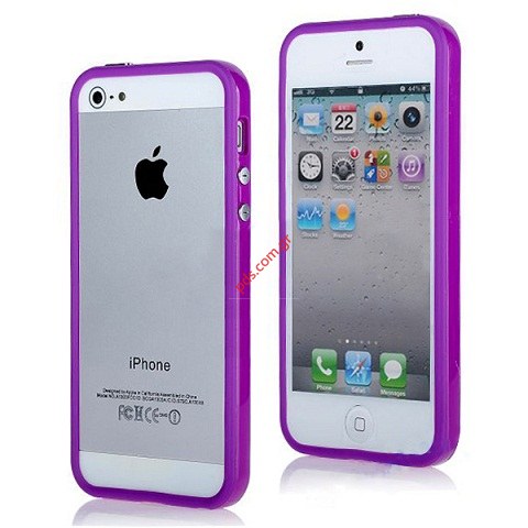 External bumper case iphone 5, 5S Purple  External bumper case iphone 5, 5S Purple