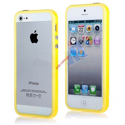 External bumper case iphone 5, 5S Yellow  External bumper case iphone 5, 5S Yellow