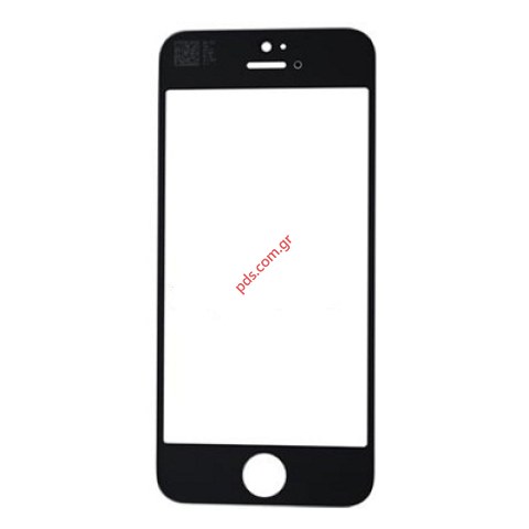 External Glass iPhone 5S, 5S, 5C Black Touch screen window Lens Only  External Glass iPhone 5S, 5S, 5C Black Touch screen window Lens Only
