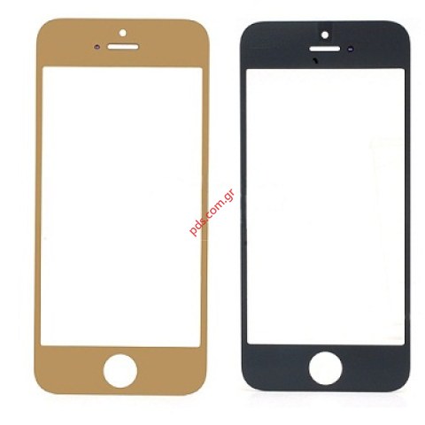External Glass iPhone 5 Gold Touch screen outside Len Only  External Glass iPhone 5 Gold Touch screen outside Len Only