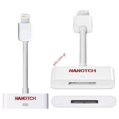 Adaptor (OEM) Apple from iPhone 5 8 Pin to iphone old 30 Pin Bulk Adaptor (OEM) Apple from iPhone 5 8 Pin to iphone old 30 Pin Bulk