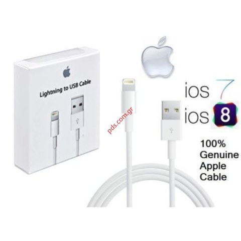 Original USB Data cable Apple Iphone 5 MD818ZM/A 8 PIN 1M Connector in Blister Original USB Data cable Apple Iphone 5 MD818ZM/A 8 PIN 1M Connector in Blister