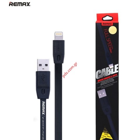 Cable (COPY) USB Remax Fast Charging cable iPhone 5s, 5c, 6,6 Plus, iPad Air, iPad mini (8-pin) RC-001i Black (1 METER) Cable (COPY) USB Remax Fast Charging cable iPhone 5s, 5c, 6,6 Plus, iPad Air, iPad mini (8-pin) RC-001i Black (1 METER)