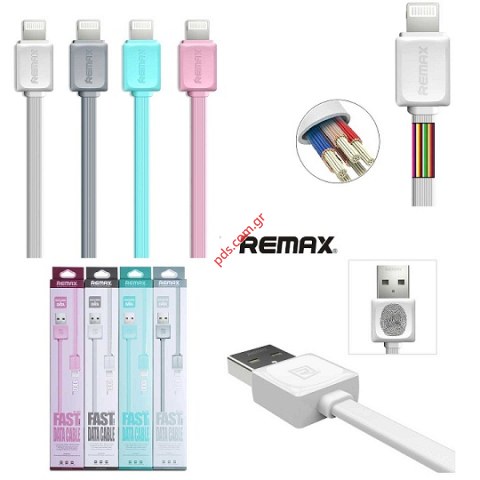 Cable USB Remax Fast Charging Lighting cable iPhone 5s, 5c, 6,6 Plus, iPad Air, iPad mini (8-pin) RC-008i White (1 METER) Cable USB Remax Fast Charging Lighting cable iPhone 5s, 5c, 6,6 Plus, iPad Air, iPad mini (8-pin) RC-008i White (1 METER)