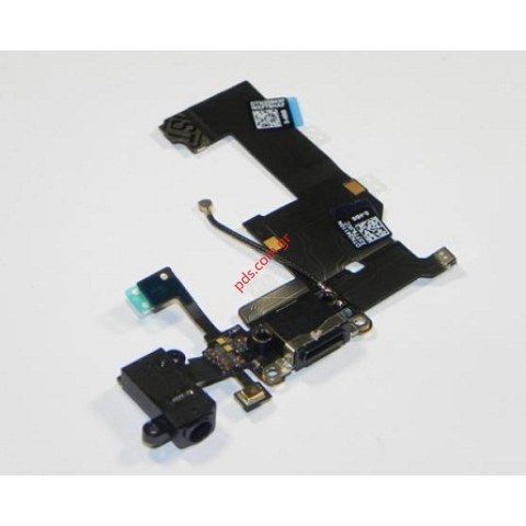 Dock Charging Port Flex Cable for Apple iPhone 5 Black (MIC MAIN) Dock Charging Port Flex Cable for Apple iPhone 5 Black (MIC MAIN)