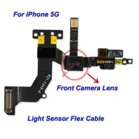 Original flex cable  iPhone 5 sensor with front camera and len Original flex cable  iPhone 5 sensor with front camera and len