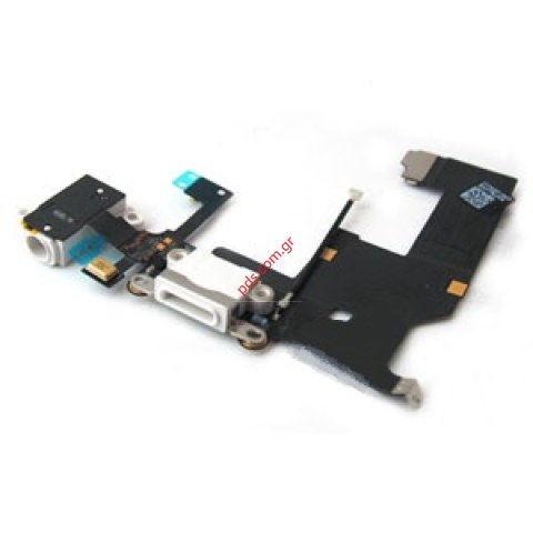 Dock Charging block Apple iPhone 5 White system connector Port Flex Cable Dock Charging block Apple iPhone 5 White system connector Port Flex Cable