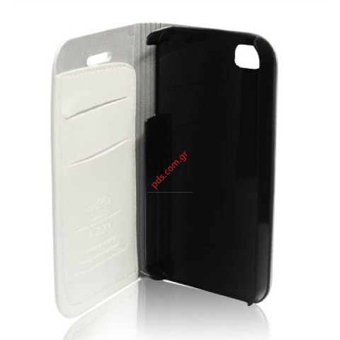 Case Flip Book Mute iPhone 5 White color Case Flip Book Mute iPhone 5 White color