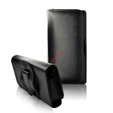 Horizontal case with clip for Apple Iphone 5 Black full style Horizontal case with clip for Apple Iphone 5 Black full style