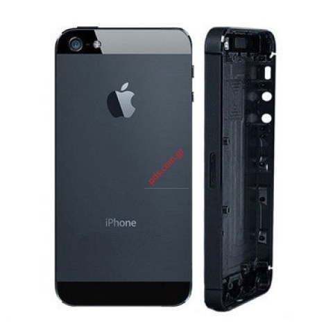 Back set cover (OEM) Apple iPhone 5 A1428 Black color (W/Logo) Back set cover (OEM) Apple iPhone 5 A1428 Black color (W/Logo)