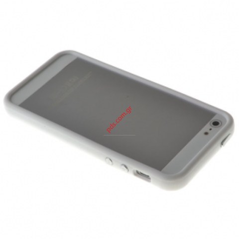 Apple iPhone 5 Bumper Style Case in Clear White Transparent Apple iPhone 5 Bumper Style Case in Clear White Transparent