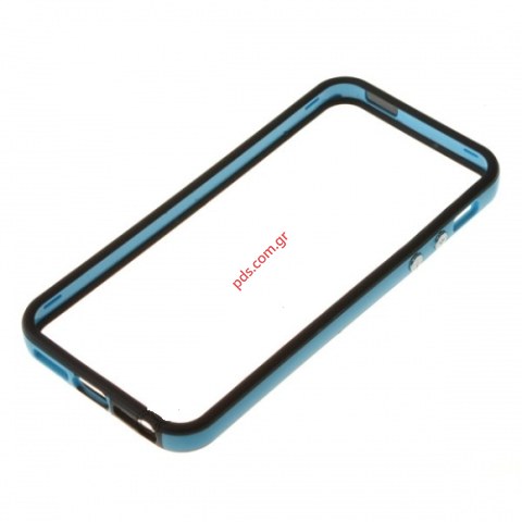 Apple iPhone 5 Bumper Style Case in black with blue  Apple iPhone 5 Bumper Style Case in black with blue
