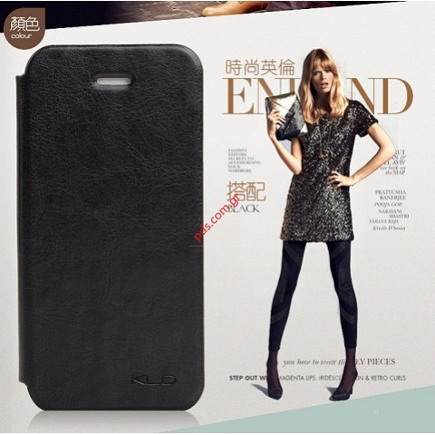 Leather case Apple iPhone 5 KLD type Enland in black color Leather case Apple iPhone 5 KLD type Enland in black color