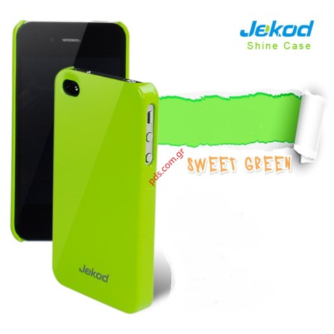 Excelent quality Jekod Shine Hard Skin for Apple Iphone 5 Case in Green color Excelent quality Jekod Shine Hard Skin for Apple Iphone 5 Case in Green color