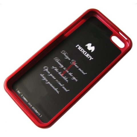 Back case iPhone 5 Rubber Mercury Red Back case iPhone 5 Rubber Mercury Red