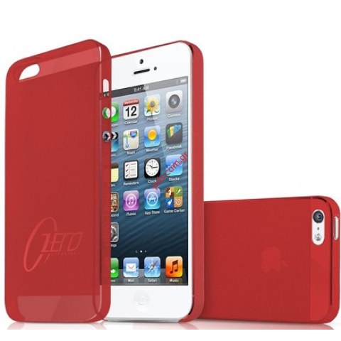Case silicon Zero.3 Itskins iPhone 5/5S Red  Case silicon Zero.3 Itskins iPhone 5/5S Red