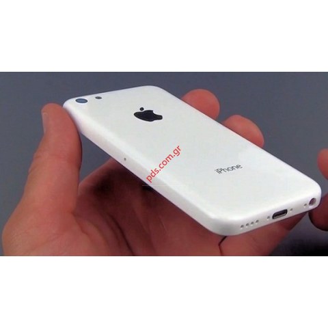 Γνήσιο πίσω καπάκι Apple iPhone 5C White σε λευκό χρώμα