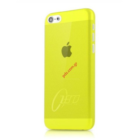 Special case iPhone 5C Zero3 Itskins Yellow transparent color in Blister