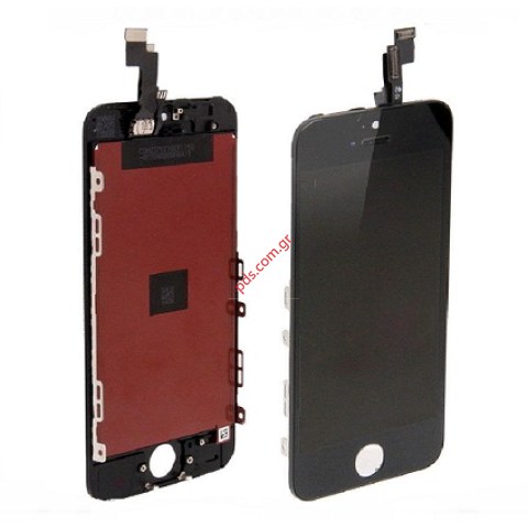 Οθόνη LCD Display σετ OEM iPhone 5S Black (No parts) με το εξωτερικό τζάμι με την αφή σε μαύρο χρώμα  Οθόνη LCD Display σετ OEM iPhone 5S Black (No parts) με το εξωτερικό τζάμι με την αφή σε μαύρο χρώμα