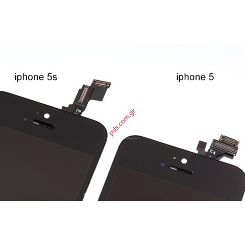 Οθόνη σετ LCD Display OEM iPhone 5S A1453 White (No parts) με το εξωτερικό τζάμι με την αφή σε λευκό χρώμα 