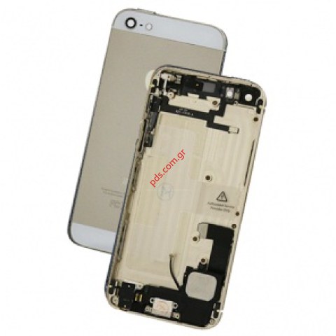 Πίσω καπάκι iPhone 5S Gold με εξαρτήματα σε χρυσό χρώμα Πίσω καπάκι iPhone 5S Gold με εξαρτήματα σε χρυσό χρώμα