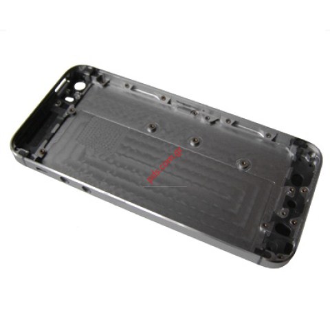 Πίσω καπάκι μπαταρίας iPhone 5S Black Silver σε γκρί χρώμα 